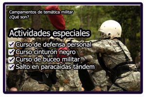Actividades especiales