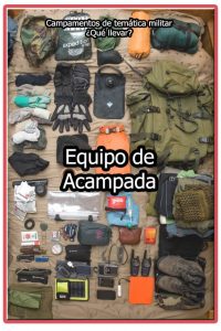 Equipo de acampada
